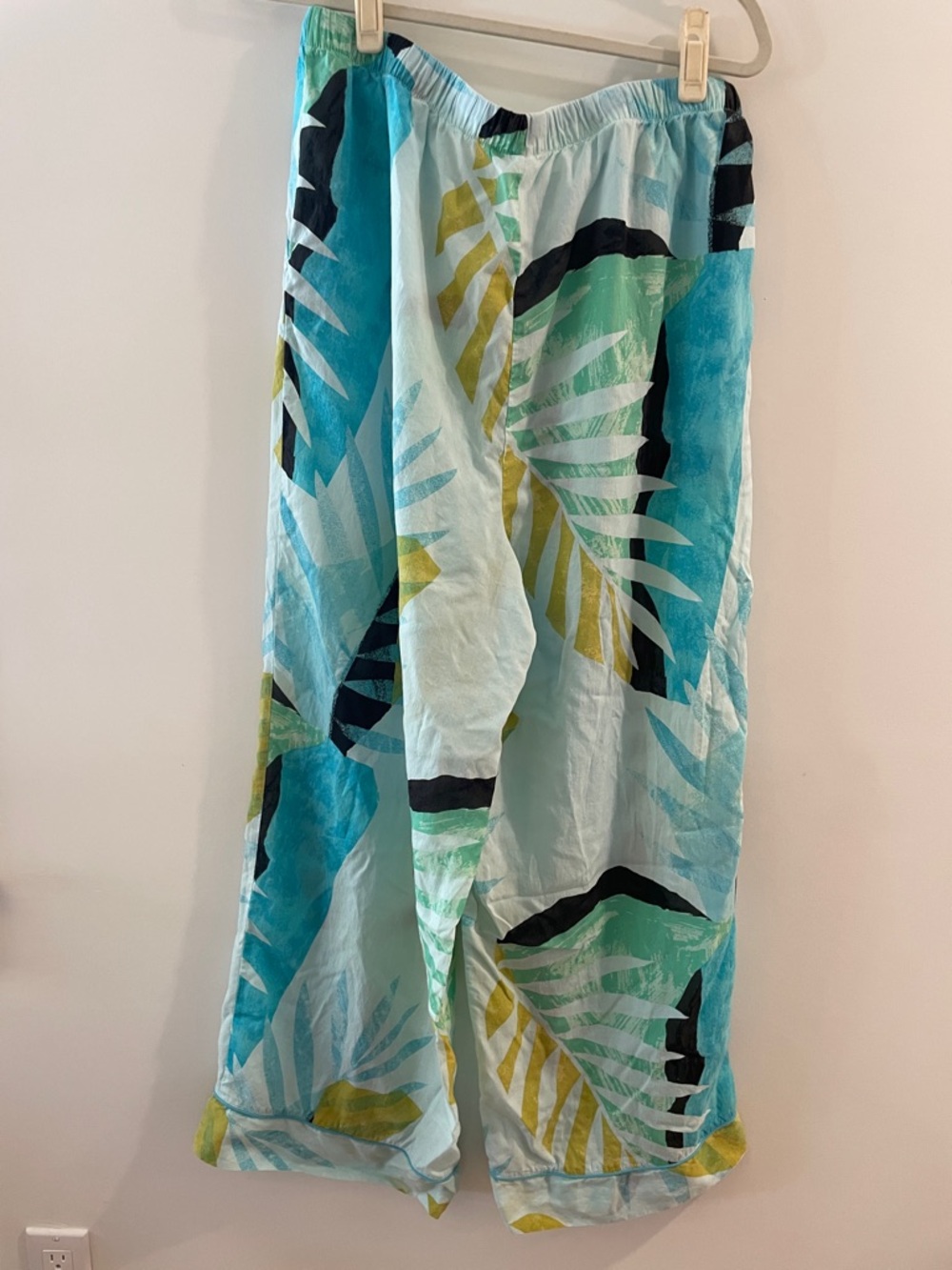 stars above Light Blue Tropical Wide Leg Pants - Picture 5 of 5